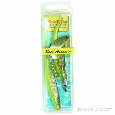 Bass Assassin Saltwater 5 Mac Daddy Spinner Lure, 2-Count 553165393